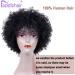 Faddishair Short Afro Wigs for Black Women Bouncy Fluffy Kinky Curly Human Hair Wigs - International Shipping Available - Buy Online on SooperMarket.com