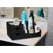 Mantello Bathroom Organizer Countertop - Makeup and Skincare Storage Solution - Vanity Organizer in Black Matte - Buy Online on SooperMarket.com