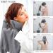 Super Absorbent Microfiber Hair Towel Wrap for Women - Quick Dry Turban for Wet Curly Long Thick Hair - Anti Frizz & Hands-Free Drying Towel (Grey) - Buy Online on SooperMarket.com