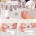 Rehomy 2-in-1 Eyebrow Trimmer & Face Hair Remover | Rechargeable Painless with Light Rose Gold & White | International Shipping Available - Buy Online on SooperMarket.com