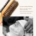 2PC Bartbrush Set - Soft Double-Sided Mustache & Facial Shaving Brushes for Men | Knot Removal Grooming Tool for Home & Salon - Buy Online on SooperMarket.com