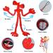 Lixiaoyan Double Head Plush Toy - 21.65-inch Bendable Siren Head Doll | Cartoon Whistle Toy for Kids & Adults - Perfect Birthday Gift (Red) - Buy Online on SooperMarket.com