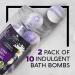 Nature's Beauty Lavender Chamomile Sleep Bath Bomb Gift Set - 2-Pack, 10 Count ea | Relax + Sleep Well with Coconut Oil + Witch Hazel Scented Bombs - Buy Online on SooperMarket.com