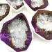 Crystal Rough Home Decor 1pc Wine red Titanium Aura Agate Quartz Cluster Crystal Geode Minerals Specimen Decorative Stones Ore Gifts Natural Crystal - Buy Online on SooperMarket.com