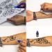 Henna City Premium Jagua Gel - 4oz for Temporary & Semi-Permanent Tattoos | Organic Jagua Ink, Henna Stencils, Applicator Bottle | Henna Tattoo Kit - Buy Online on SooperMarket.com