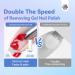 SAVILAND Gel Nail Polish Remover Kit - Quick & Easy 2-Minute Soak-off with Castor Oil & Vitamin E - Complete 9 PCS Set for Home Salon Use - Buy Online on SooperMarket.com