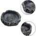 hisunfarm 2 Pcs Reptile Pets Water Dish Worm Rock Bowl Feeder with Feeding Clip for Turtle Gecko Lizard Spider Scorpion Chameleon Small - Buy Online on SooperMarket.com