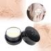 Vintage Rose Makeup Container - Empty Loose Powder Dispenser & Cosmetic Case with Puff (Black) | International Shipping Available - Buy Online on SooperMarket.com