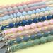 Silicone Dummy Clip Set for Teething Baby - Beige Oatmeal, Pastel Blue & Glacier Grey | Binky Holder for Boys and Girls - Flexible Soother Chain - Unisex Newborn Dummies - 1-Piece Design - Buy Online on SooperMarket.com