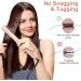 2 in 1 Hair Straightener and Curler with Adjustable Temperature Rose Gold Flat Iron for Styling Long, Short, and Thick Hair - Buy Online on SooperMarket.com
