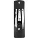 ZWILLING manicure set and pedicure set nail care made of genuine leather with snap fastener 3-piece black 3-piece Incl. nail clipper single