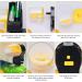 Podazz Automatic Fish Feeder 100/210ml Fish Food Dispenser Aquarium Tank Auto Timer with Two Feeding Boxes for Holiday Vacation Weekend Yellow - Buy Online on SooperMarket.com