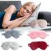 Soft Plush Pink Cloud Eye Mask - 1PC Cute Nap Blindfold for Healthier Sleep - Buy Online on SooperMarket.com