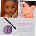 PLAFOPE 5pcs Silicone Eyeshadow Brush Cream Applicator Lip Balm Creamy Aluminum Cosmetic Eye Shadow Brush 13x1cm Black - Buy Online on SooperMarket.com