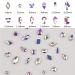 180pcs Mixed Crystals Ab Nail Decoration Glass Rhinestones for Acrylic Nail Art Design - Buy Online on SooperMarket.com