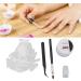 Nail Extension Gel Set Nail Shaping Clip Nail Tips Nail Pen Tweezers Long Lasting Nail Extension Strengthen Gel for Nail Salon - Buy Online on SooperMarket.com