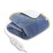 SXCDD Blue Electric Heated Blanket High Low Temperature 3 Heat Settings Flannel Lovely Blanket 180 x 90 cm