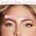 Heracks Half Lashes 14 Pairs - Natural Wispy Cat-Eye Faux Mink False Eyelashes with Clear Band - Reusable DIY Cluster Lashes - 2 Styles Mixed for Soft and Fluffy Look - 3/4 Corner Lashes - By Heracks - Buy Online on SooperMarket.com