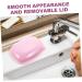 Anneome 2pcs Soap Box Bathroom Soap Holder Container with Lid Plastic Containers Soap Bar Bathroom Supplies Bar Soap Holder To Go Shower Soap Container Pink or Travel Soap Dish With Cover Pink 11.5X8X5CM - Buy Online on SooperMarket.com