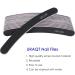 Uraqt 15-Piece Nail Files Set - Double-Sided Disposable Gel Nail Files 180/240 Grit in Purple & Black - Perfect Nail Care Tools & Accessories - Buy Online on SooperMarket.com