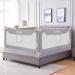 Bed Rails for Toddlers,Toddler Bed Rail,Baby Bed Rail Guard,Kids' Bed Rails & Rail Guards,Bed Guard Rail for Queen King Twin Bed Kid , Full Size Bed Extra Length 54"-78.7" ,(Grey,1 Piece, 74.8") Grey 74.8inch (1 side)