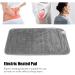 Huairdum Electrical Heating Mat - Soft 6-Gear Heating Blanket for Office Living Room & Bedroom - Comfortable LCD - EU Plug 220-240V (Gray) - Buy Online on SooperMarket.com