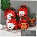 KOMBIUDA Pouch 3pcs Christmas Bag Candy Bags Christmas Packaging Bags Sack Bags Cute Storage Bags Drawstring Pouch - Buy Online on SooperMarket.com