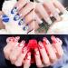 Saviland 3D Sculpture Gel Nail Art Kit - 12pcs Carving Gels for Decoration Patterns in White Pink Red Blue Black - 0.28oz - Buy Online on SooperMarket.com