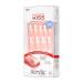 KISS Salon Acrylic French Nail Manicure Set - Petite Square Crush Hour, Pink Gel Glue, Mini File, Manicure Stick, 28 Fake Nails - Buy Online on SooperMarket.com