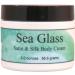 Eclectic Lady Sea Glass Satin and Silk Cream Body Cream Body Lotion 2 oz - Shea Butter Aloe Silk Amino Acids Vitamin E Phthalate-Free Handcrafted in USA - Perfect For Women 2 Ounce (Pack of 1)