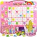 PutskA Potty-Training-Magnetic-Reward-Chart for Toddlers - Potty Chart with Multicolored Unicorn & Star Stickers  Motivational Toilet Training for Girls (Unicorn Theme)