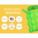 Arrow Home Products Sip A Mug  14oz  6pk - Easy to Grip Plastic Kid's Cup Where the Handle is the Straw - BPA-free with Screw-On Caps Great for Everyday Use  Made in the USA - Assorted Colors - Buy Online on SooperMarket.com