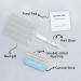 LADYING 24 Pcs Gel False Nails Short Almond French Tip Gradient White Fake Nails with Nail Glue - Women's Nail Art Kit - Buy Online on SooperMarket.com