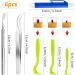 Melliex Tick Pliers Set - 6-Pack Stainless Steel Tick Removers for Humans Dogs Cats & Children | Safe & Easy Tick Removal with Storage Box - Buy Online on SooperMarket.com