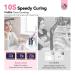 SAVILAND Glitter UV Light for Gel Nails - 2024 12W Handheld UV Nail Lamp with LCD Screen 8X-Faster Cure Touch Screen & Cordless | Perfect for Home & Salon Use - Buy Online on SooperMarket.com