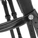 Sunride English Combined Bridle Hawaii - Soft Real Leather Adjustable & Anatomical with Reins (Full Size Black/Red) - Buy Online on SooperMarket.com