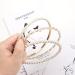 3 Pack White Faux Pearl Headbands for Women - Bridal Hair Accessories - Buy Online on SooperMarket.com
