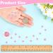 Timtin 100 Pcs Natural Forget Me Dried Flowers for DIY Jewelry, Candle, and Card Making - Real Pressed Flowers for Resin Ornaments and Nail Art Decorations (Pink) - Buy Online on SooperMarket.com