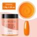 COSCELIA Dark Orange Acrylic Powder for Nails - 120g 3D Nail Extensions No Lamp Needed - Best for Long-Lasting Manicure - Buy Online on SooperMarket.com