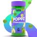 POPPZ Popping Boba Pearls for Bubble Tea - Fruit Juice Filled Bubble Tea Pearls for Bubble Tea (Green Apple Pack of 1) Green Apple 450 g (Pack of 1)
