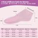 Soft Gel Foot Peel Mask & Moisturizing Silicone Socks for Dry Cracked Feet - Hydrating Foot Care Gift for Women - Buy Online on SooperMarket.com