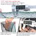 Drasry Portable Crab Trap Bait Net 23.6in x 11.8in - Collapsible Fishing Trap for Lobster, Crawfish, Shrimp - Black, 1 PCS - Buy Online on SooperMarket.com