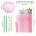 22-Piece Nail Art Tools Set | Resin Palette & Dotting Pen Kit for DIY Nail Art & Home Salon Use - Buy Online on SooperMarket.com