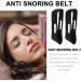 Healifty Chin Strap 2Pcs - Anti Snoring Facial Exerciser for Snoring Solution - Unisex Snore Straps in Black - Buy Online on SooperMarket.com