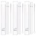 Dakoufish 11 inch Reusable Tritan Plastic Straws with Collapsible Storage Box & Cleaning Brush for 24 oz 30 oz 40oz Jars/Tumblers Pack of 3sets Clear 11 Inch straws and box (3sets)