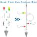 Pompano Rigs Foam Floats Kit for Surf Fishing - 80PCS Cylinder Float Bottom Rig Making Kit for Walleye, Trout, Catfish - Buy Online on SooperMarket.com