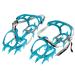 BRS-S3 Ultralight 14 Teeth Aluminium Alloy Bundled Crampons Ice Gripper Outdoor Ice Climbing Kits Crampons for Footwear Blue