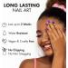 MOYOU LONDON Gel Nail Strips Set with Free UV Lamp - Easy Apply & Remove for Salon-Quality Manicure - Buy Online on SooperMarket.com