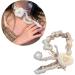 Oralgo Heart-Shaped Collarbone Chain Necklace | Colorful Fluffy Choker Accessory for Girls - Buy Online on SooperMarket.com