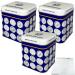 Wilhelmina Pepermunt Pastilles in a Tin Pack of 3 (3x100g) + usy Block